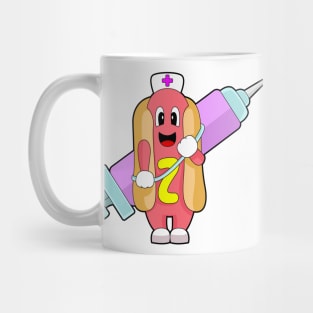 Hotdog Nurse Syringe Mug